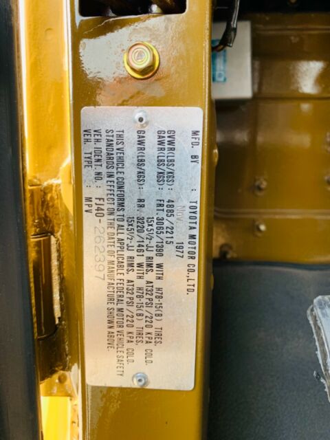 Toyota Land Cruiser 1978 image number 9