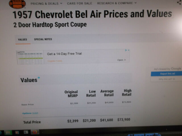 Chevrolet Bel Air/150/210 1957 image number 21