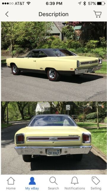 Plymouth GTX 1969 image number 1