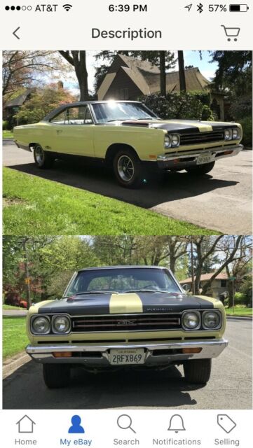 Plymouth GTX 1969 image number 26