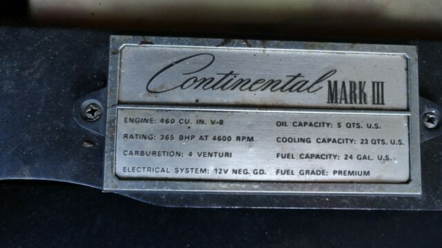 Lincoln Continental 1969 image number 45