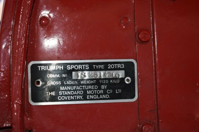 Triumph TR3 1959 image number 15