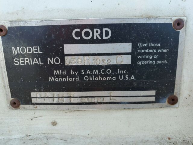 Cord CONVERTIBLE 1969 image number 1