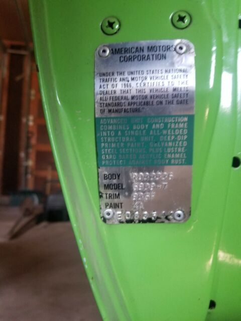 AMC AMX 1969 image number 15