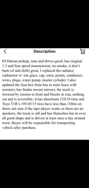 Datsun 1300 1969 image number 3