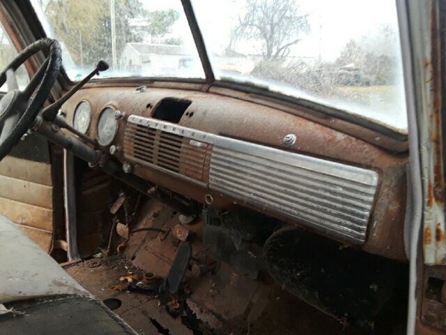 Chevrolet 3100 with 52 Chevy Truckbed Firewood Trailer 1950 image number 25