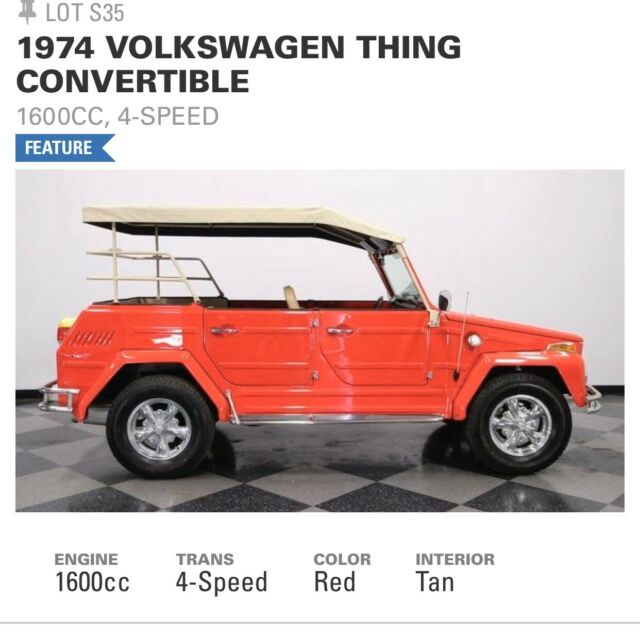 Volkswagen Thing 1974 image number 13