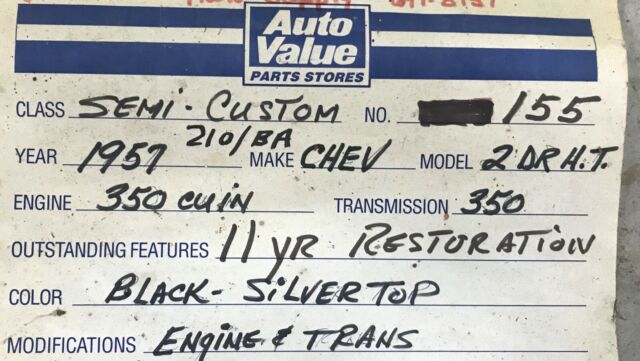 Chevrolet Bel Air/150/210 1957 image number 40