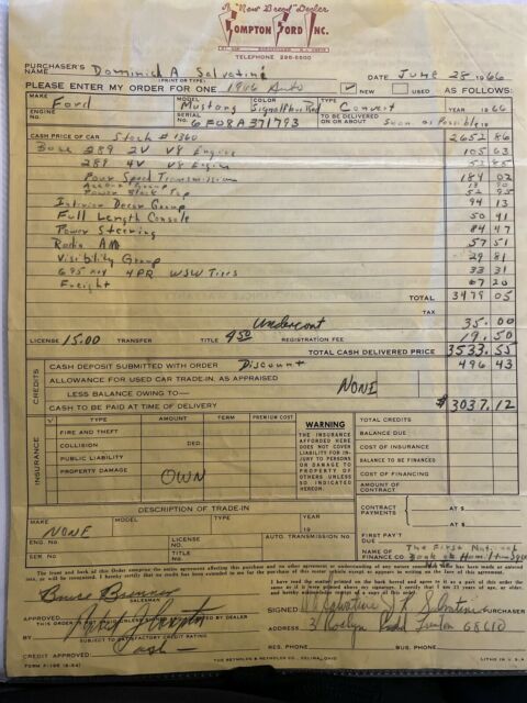 Ford Mustang 1966 image number 43