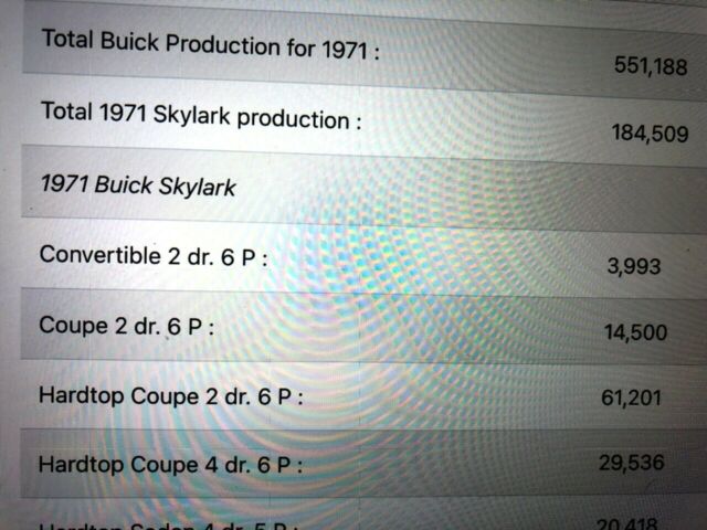Buick Skylark 1971 image number 28