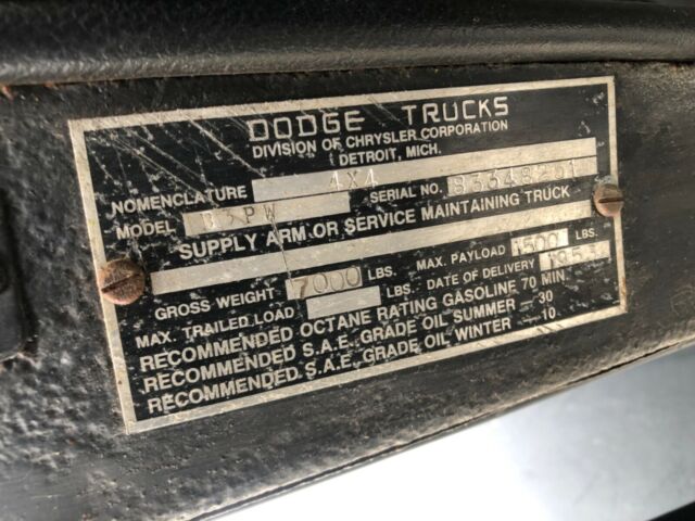Dodge Power Wagon 1953 image number 33