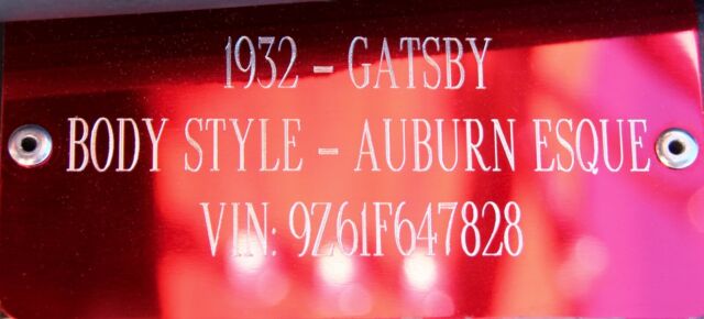 Replica/Kit Makes Gatsby Auburn Esque Body Style 1932 image number 47