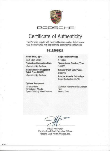 Porsche 911 1976 image number 19