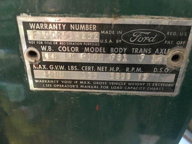 Ford F-100 1964 image number 40