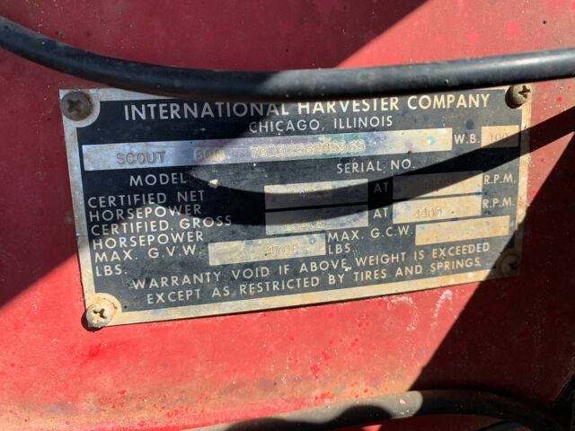 International Harvester Scout 1967 image number 44