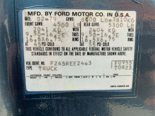 Ford F-250 1979 image number 44