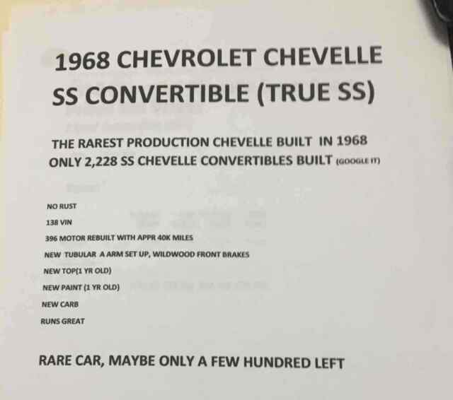 Chevrolet Chevelle SS 1968 image number 19
