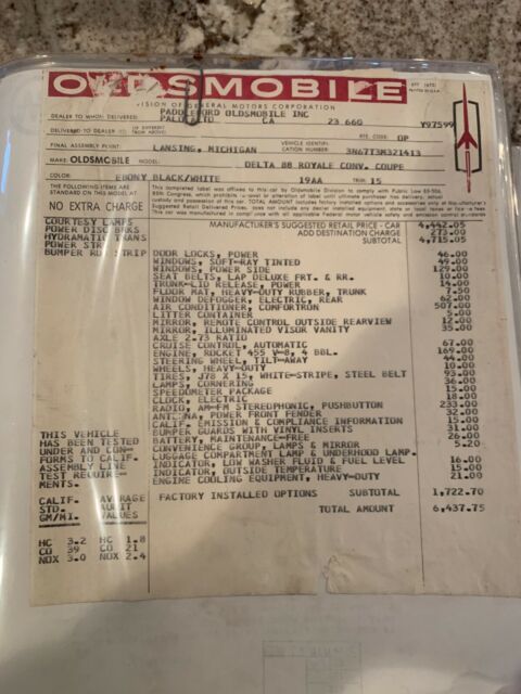 Oldsmobile Delta 88 1973 image number 29