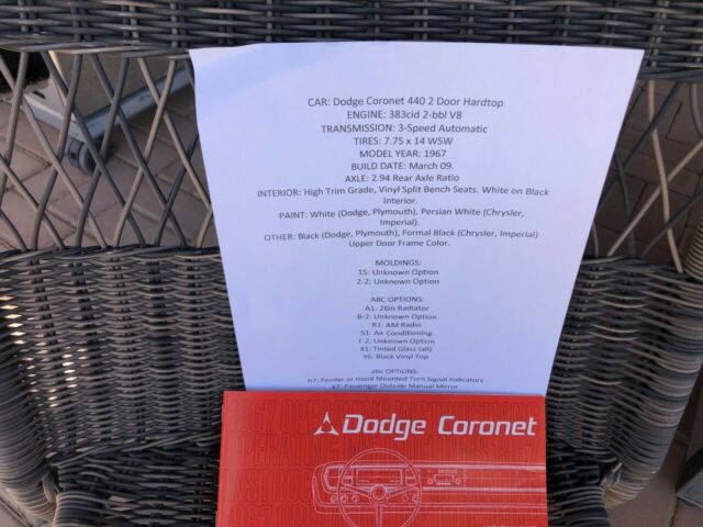 Dodge Coronet 1967 image number 4