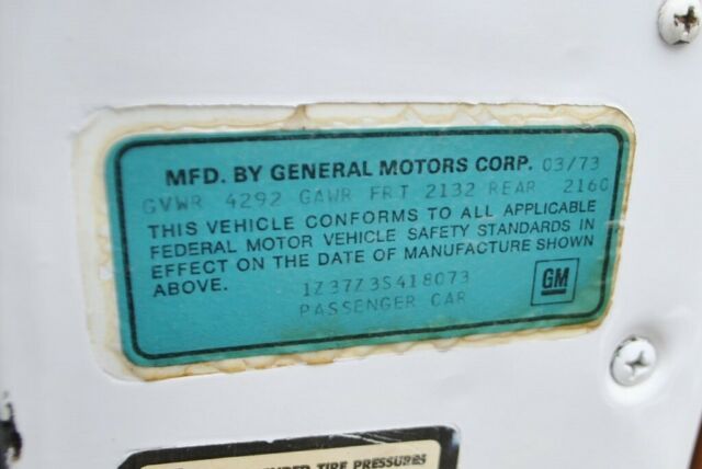 Chevrolet Corvette 1973 image number 12