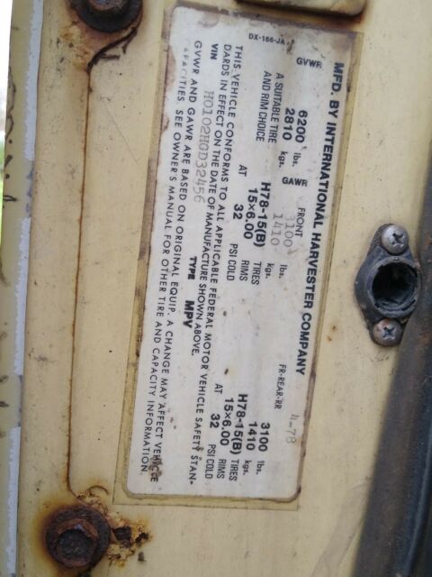 International Harvester Scout 1978 image number 9