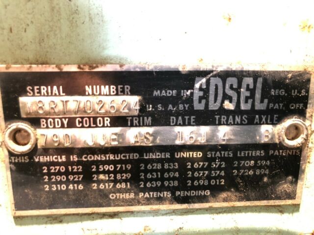 Edsel Bermuda 1958 image number 43