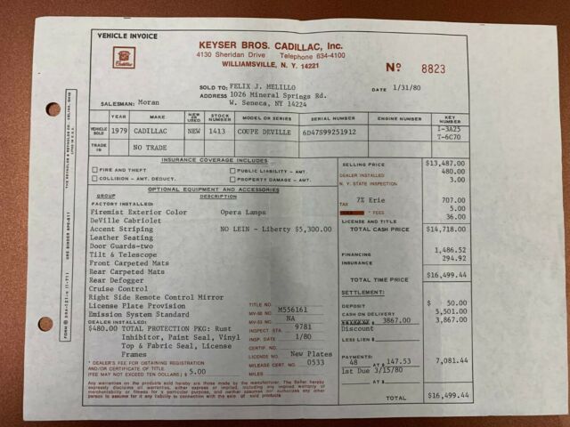 Cadillac DeVille 1979 image number 17