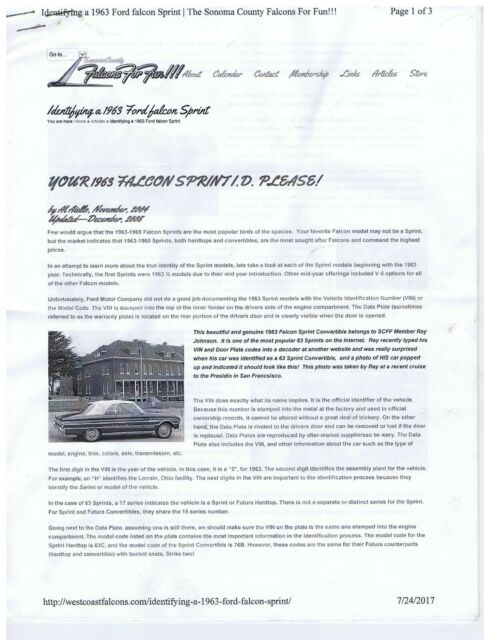 Ford Falcon 1963 image number 22