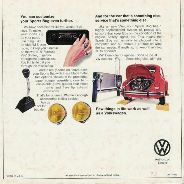 Volkswagen Beetle - Classic 1973 image number 20