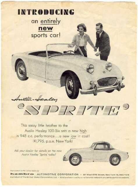 Austin Healey Sprite 1960 image number 5
