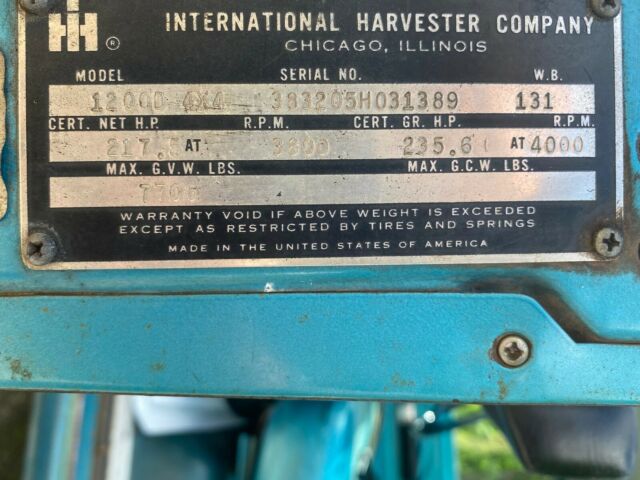 International Harvester 1200D 1970 image number 31
