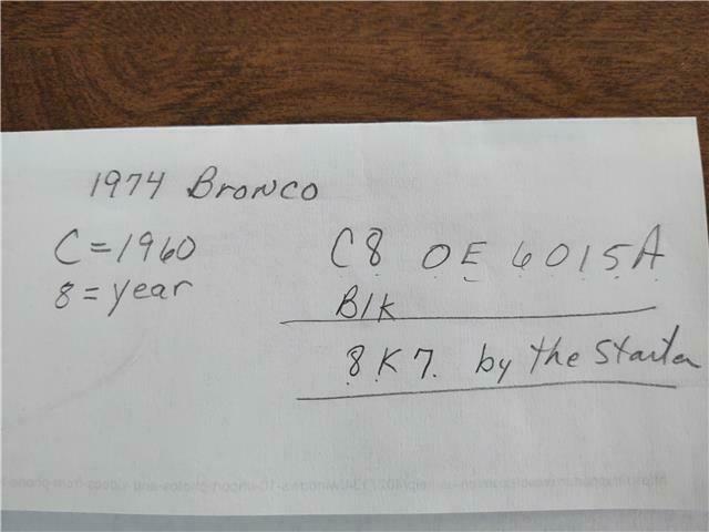 Ford Bronco 1974 image number 44