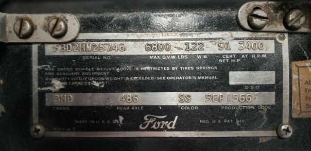 Ford F3 1952 image number 14