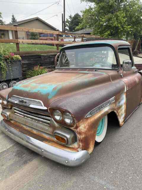 Chevrolet Apache Fleetside Big Window 1959 image number 28