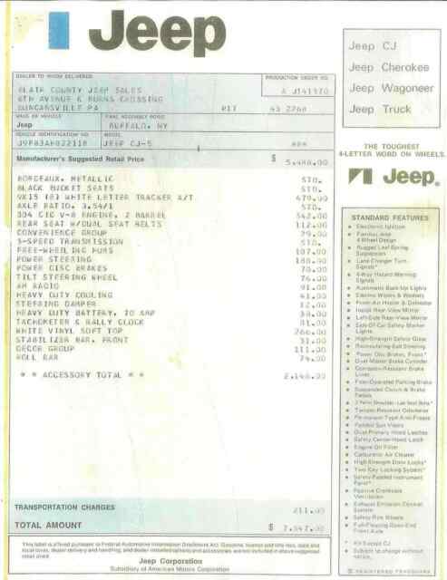 Jeep CJ-5 1979 image number 11