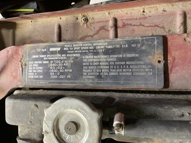 Fiat 124 Spider 1800 1976 image number 15