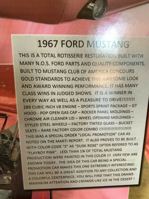 Ford Mustang 1967 image number 40