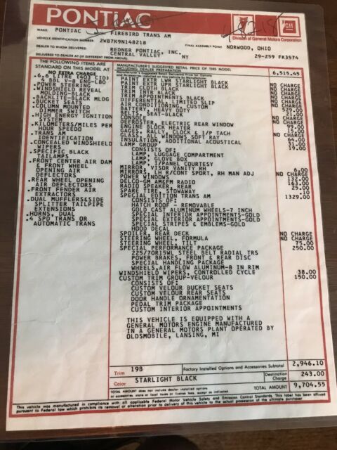 Pontiac Trans Am 1979 image number 47