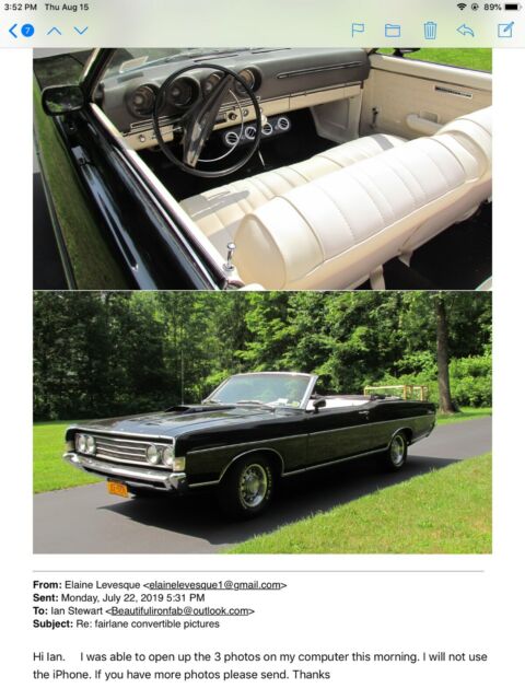 Ford Fairlane 1969 image number 4