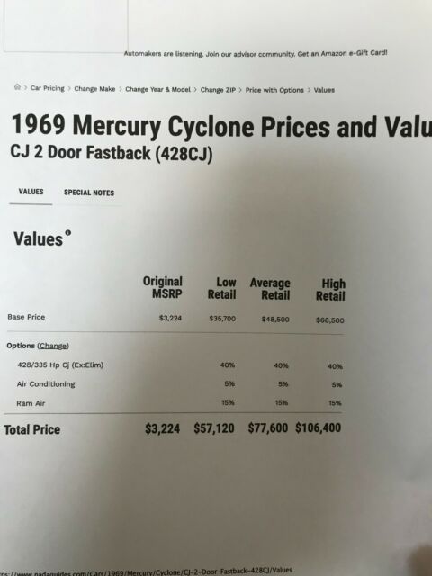 Mercury Cyclone 1969 image number 47