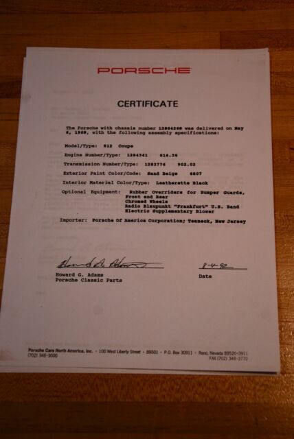 Porsche 912 1968 image number 35