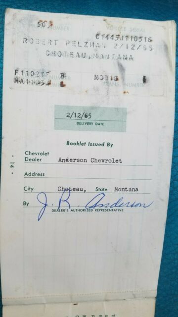 Chevrolet C10 Pickup 1965 image number 37