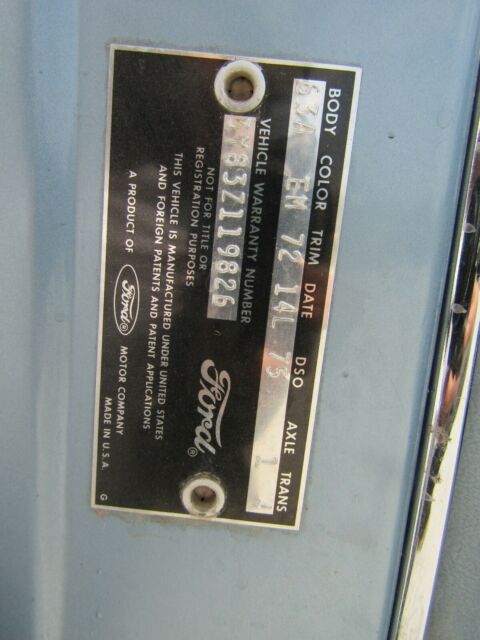 Ford Thunderbird 1963 image number 13