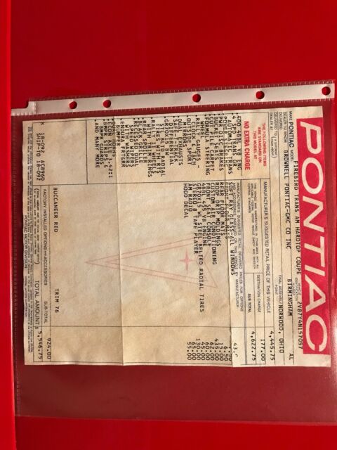 Pontiac Trans Am 1974 image number 42